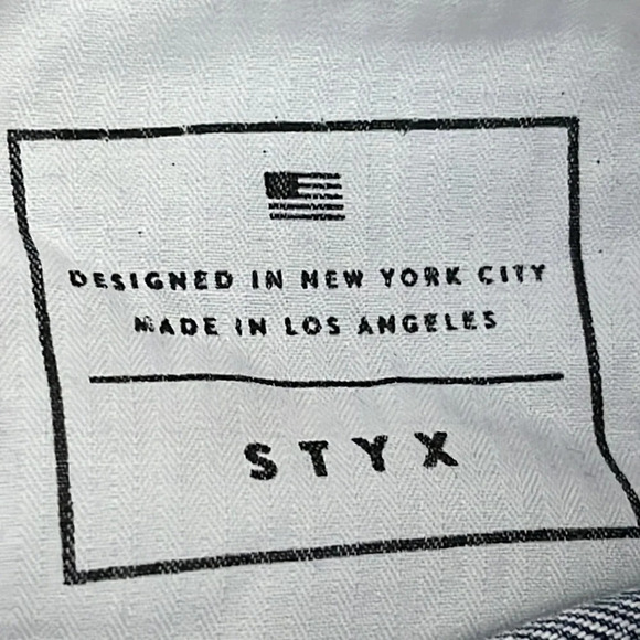 AYR Styx Wolfpack Two Tone Button Fly Cotton High Rise Jeans - Size 25 - Picture 6 of 9